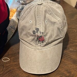 Disney Gray Mickey Mouse Hat